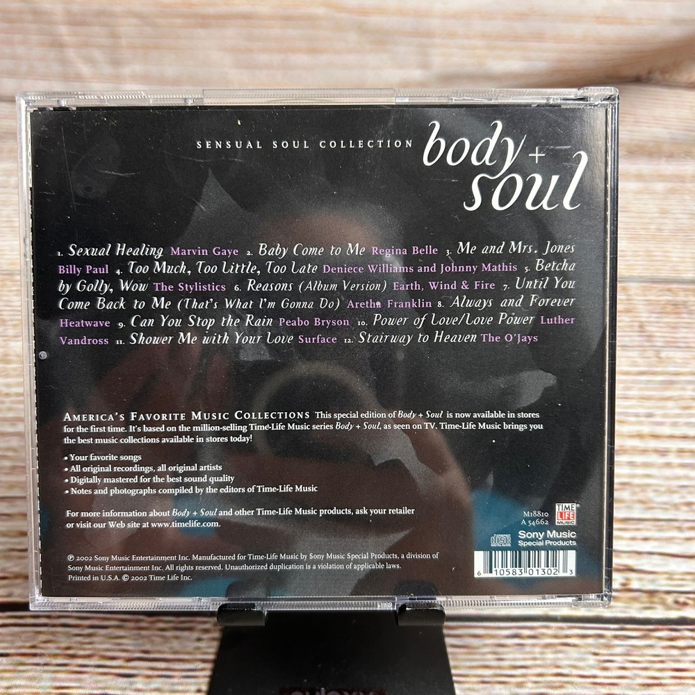 Time Life Body + Soul Night Moods CD Sensual Soul Collection Marvin Gaye 2002 - Picture 2 of 4